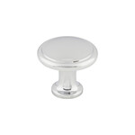 Top Knobs Ringed Knob Polished Chrome - 1 1/8 in