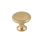 Top Knobs Ringed Knob Honey Bronze - 1 1/8 in