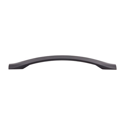 Top Knobs Crest Pull Flat Black - 6 1/4 in