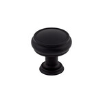 Top Knobs Eden Knob Flat Black - 1 3/16 in