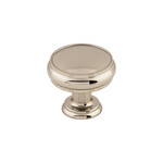 Top Knobs Eden Knob Polished Nickel - 1 3/8 in