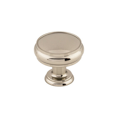 Top Knobs Eden Knob Polished Nickel - 1 3/8 in