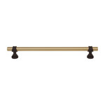 Top Knobs Bit Pull Honey Bronze & Flat Black - 8 13/16 in