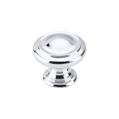 Top Knobs Dome Knob Polished Chrome - 1 1/8 in