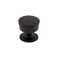 Essex Knob Flat Black - 1 3/16 in