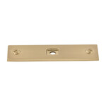 Top Knobs Channing Backplate Honey Bronze - 3 in