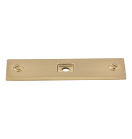 Top Knobs Channing Backplate Honey Bronze - 3 in