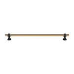 Top Knobs Bit Pull Honey Bronze & Flat Black - 12 in