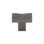 Top Knobs Quilted Knob Ash Gray - 1 1/4 in