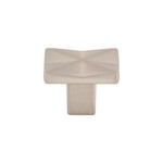 Top Knobs Quilted Knob Brushed Satin Nickel - 1 1/4 in