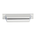 Top Knobs Channing Cup Pull Polished Chrome - 3 3/4 in