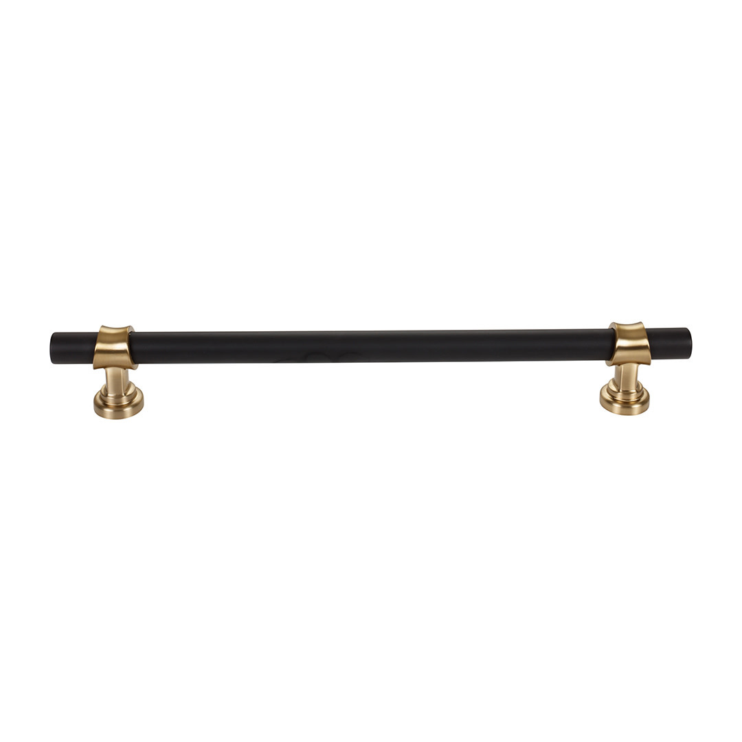 Bit Appliance Pull Flat Black & Honey Bronze - 18 in - Handles & More ...