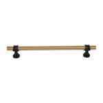 Top Knobs Bit Appliance Pull Honey Bronze & Flat Black - 18 in