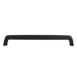 Top Knobs Tapered Bar Pull Flat Black - 8 13/16 in