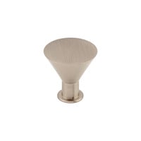 Cocktail Knob Brushed Satin Nickel - 1 3/16 in