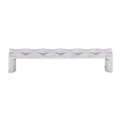 Top Knobs Quilted Pull Polished Chrome - 5 1/16 in