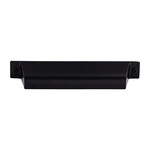 Top Knobs Channing Cup Pull Flat Black - 5 in