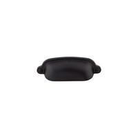 Charlotte Cup Pull Flat Black - 2 9/16 in