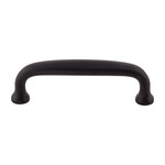 Top Knobs Charlotte Pull Flat Black - 3 in