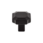 Top Knobs Davenport Knob Flat Black - 1 1/4 in
