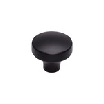Top Knobs Kinney Knob Flat Black - 1 1/2 in