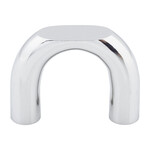 Top Knobs Curved Pull Polished Chrome - 1 1/4 in