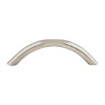 Top Knobs Curved Pull Brushed Satin Nickel - 3 3/4 in
