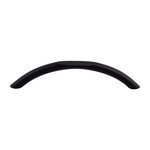 Top Knobs Curved Pull Flat Black - 5 1/16 in