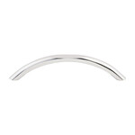 Top Knobs Curved Pull Polished Chrome - 5 1/16 in