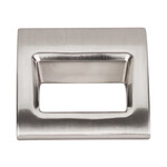 Top Knobs Tango Finger Pull Brushed Satin Nickel - 1 1/8 in