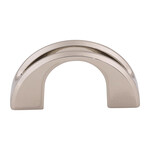 Top Knobs Tango U Finger Pull Polished Nickel - 1 1/4 in