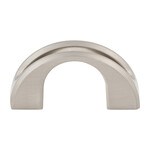 Top Knobs Tango U Finger Pull Brushed Satin Nickel - 1 1/4 in