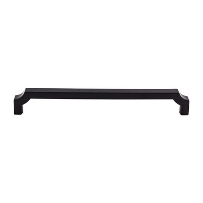 Top Knobs Davenport Appliance Pull Flat Black - 12 in