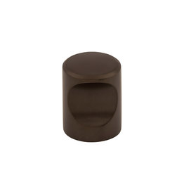 Top Knobs Nouveau Indent Knob Oil Rubbed Bronze - 3/4 in