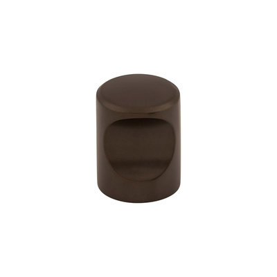 Top Knobs Nouveau Indent Knob Oil Rubbed Bronze - 3/4 in