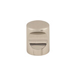 Top Knobs Nouveau Indent Knob Polished Nickel - 3/4 in