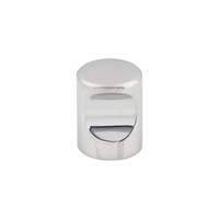 Nouveau Indent Knob Polished Chrome - 3/4 in