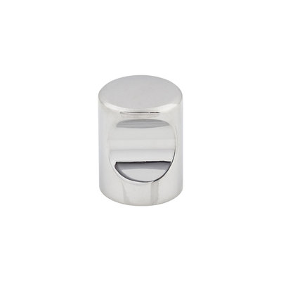 Top Knobs Nouveau Indent Knob Polished Chrome - 3/4 in