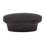 Top Knobs Oval Pull Flat Black - 5/8 in