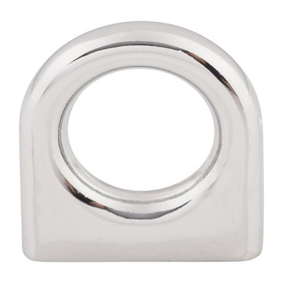 Top Knobs Ring Pull Polished Chrome - 5/8 in