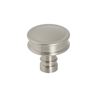 Cranford Knob Brushed Satin Nickel - 1 1/4 in