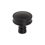 Top Knobs Cranford Knob Flat Black - 1 1/4 in