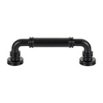 Top Knobs Cranford Pull Flat Black - 3 3/4 in