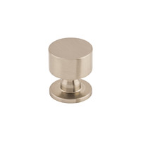 Lily Knob Brushed Satin Nickel - 1 1/8 in