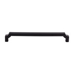 Top Knobs Davenport Appliance Pull Flat Black - 18 in