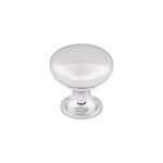 Top Knobs Hollow Knob Polished Chrome - 1 3/16 in