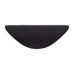Top Knobs Nouveau Cup Pull Flat Black - 1 1/4 in