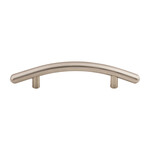 Top Knobs Curved Bar Pull Brushed Satin Nickel - 3 3/4 in