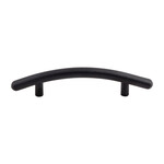 Top Knobs Curved Bar Pull Flat Black - 3 3/4 in