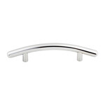Top Knobs Curved Bar Pull Polished Chrome - 3 3/4 in